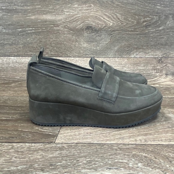 Eileen Fisher Max Platform Loafers Slip On Gray Women's US 6.5 Casual  Everyday - Picture 5 of 11
